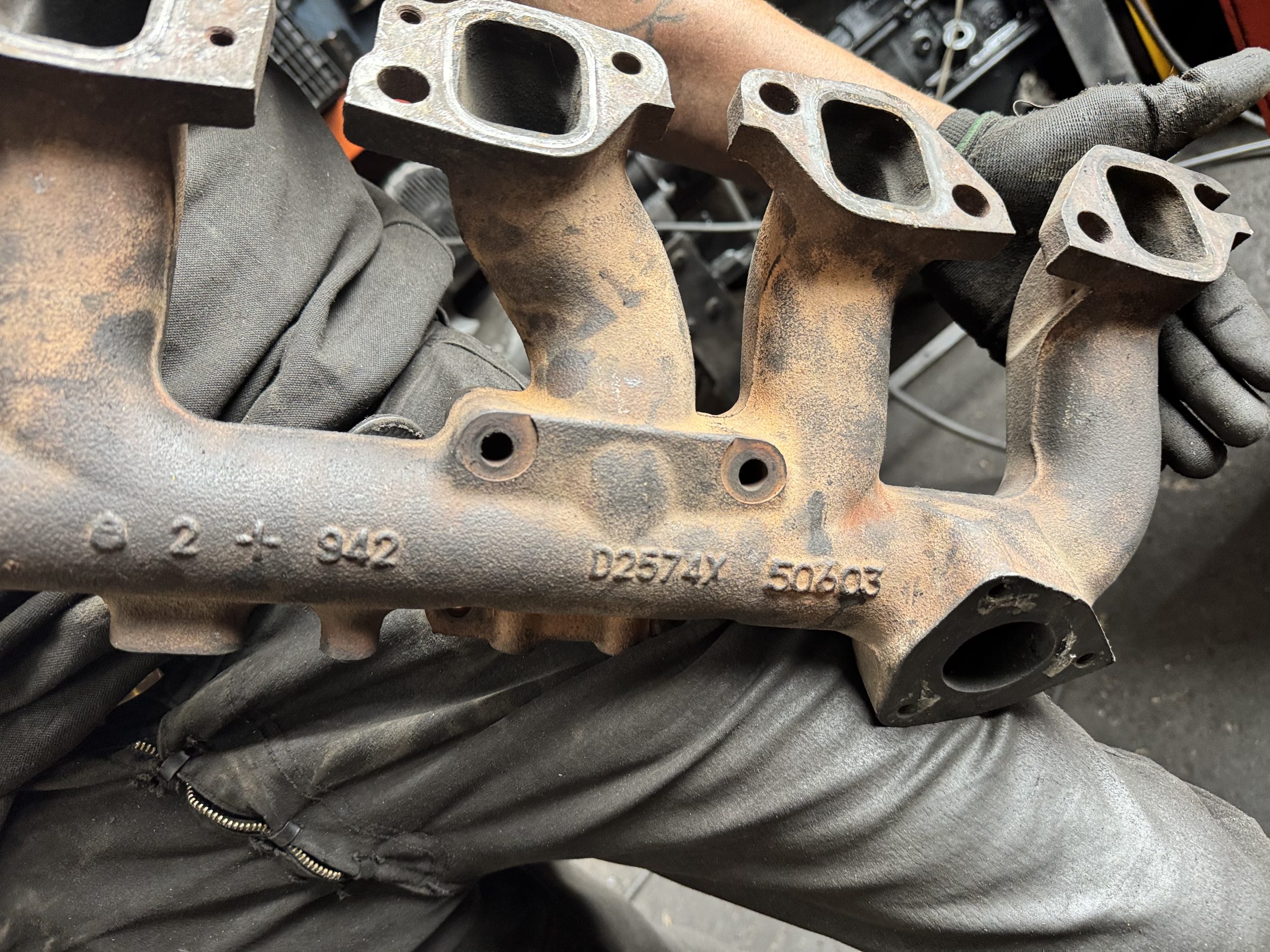 Multiple de escape de motor FTR - Imagen 2