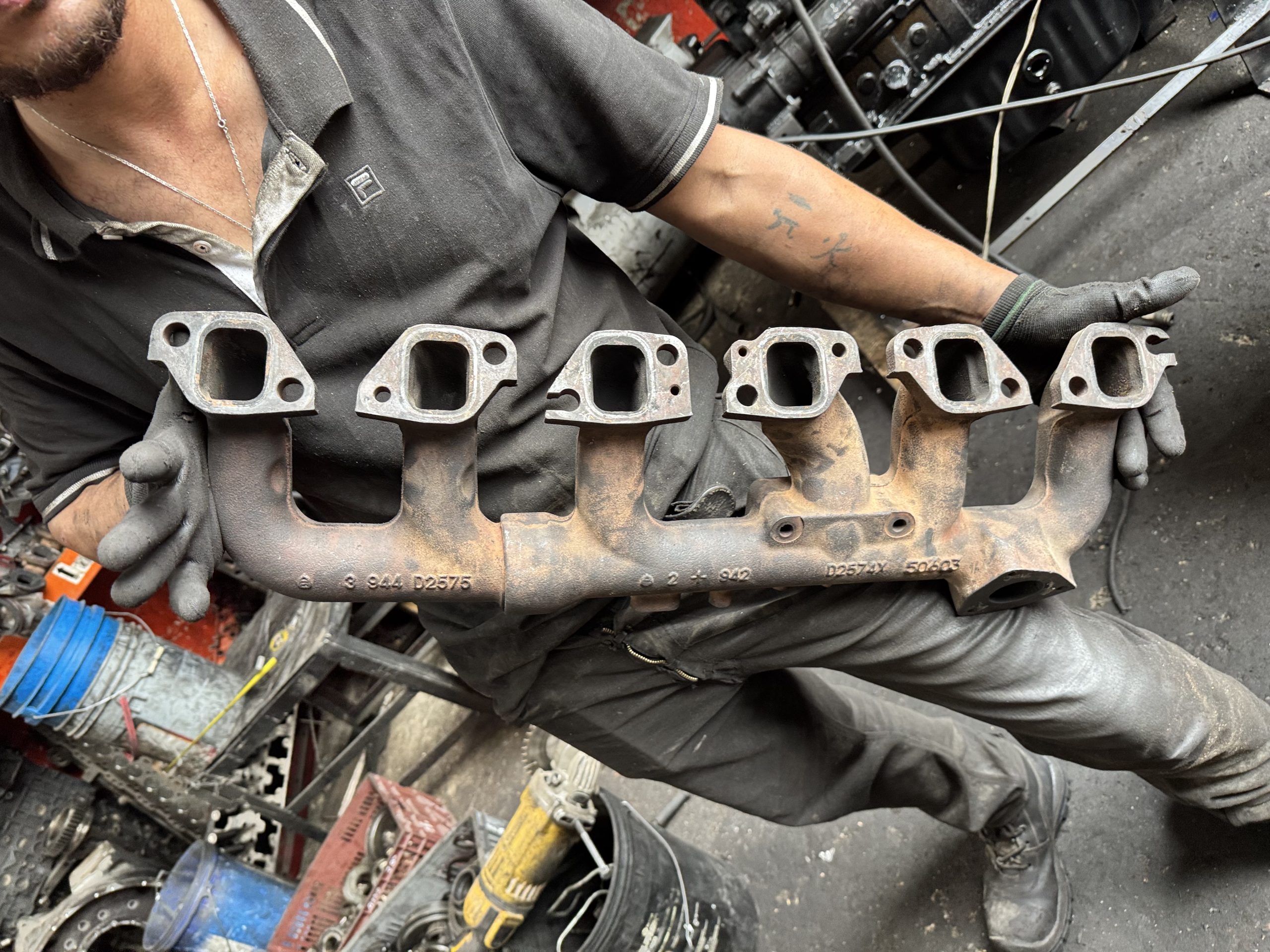 Multiple de escape de motor FTR